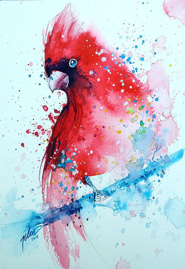 cardinal_tilenti_watercolor _painting