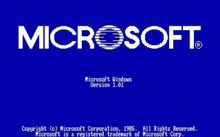 Microsoft Windows 1.0