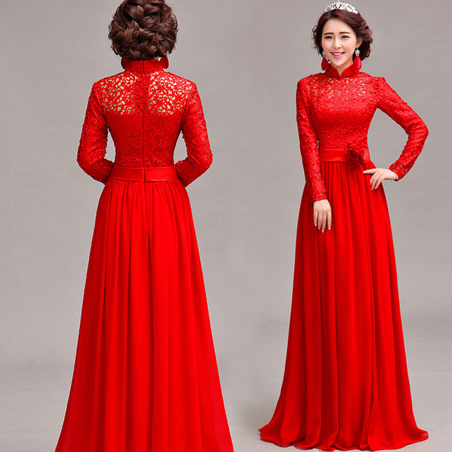 Asian-inspired-mandarin-red-Chinese-dress (4)