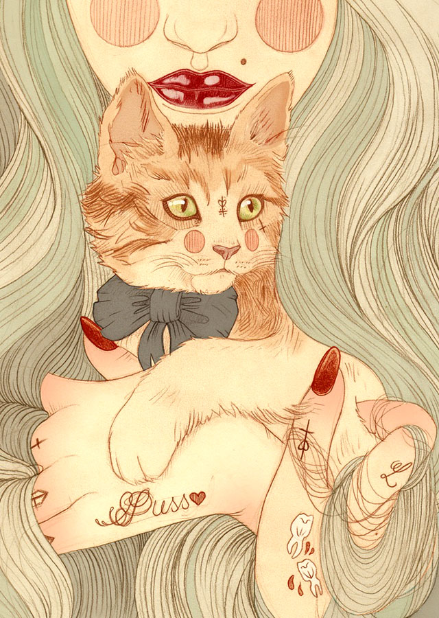 Tattoo inspired art by Liz Clements (14)
