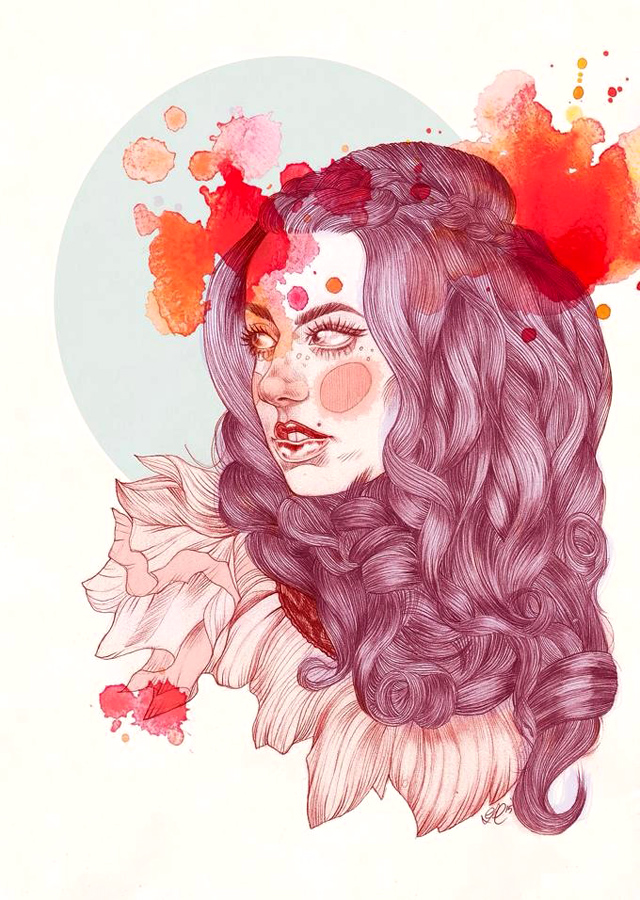 Tattoo inspired art by Liz Clements (6)
