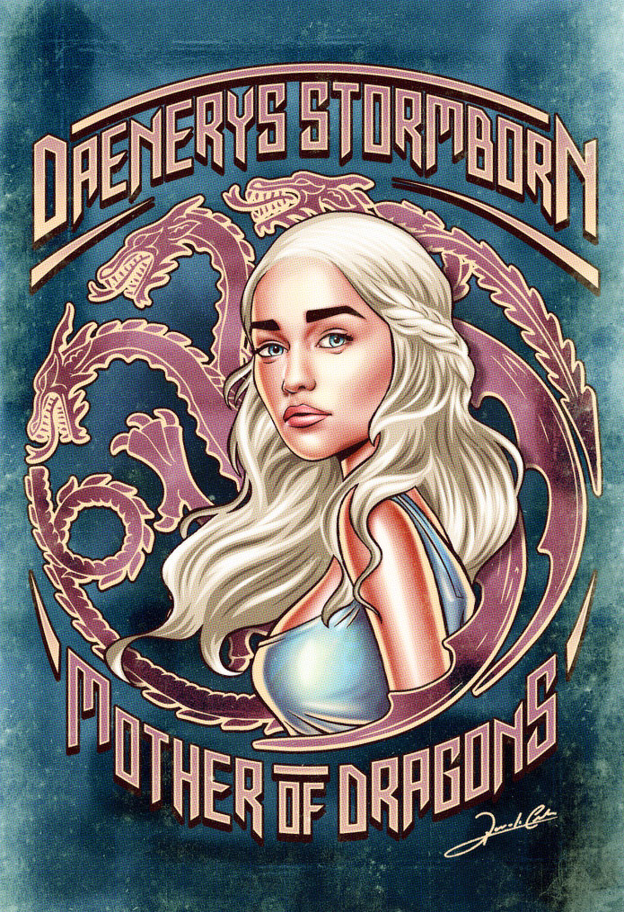 daenerys_stormborn_Pin_Up_Movie_Posters