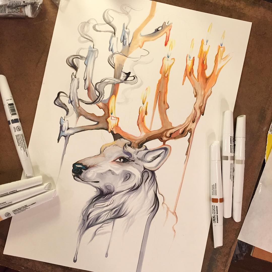 Pencil_Marker_Animal_illustrations_By_Katy_Lipscomb (5)