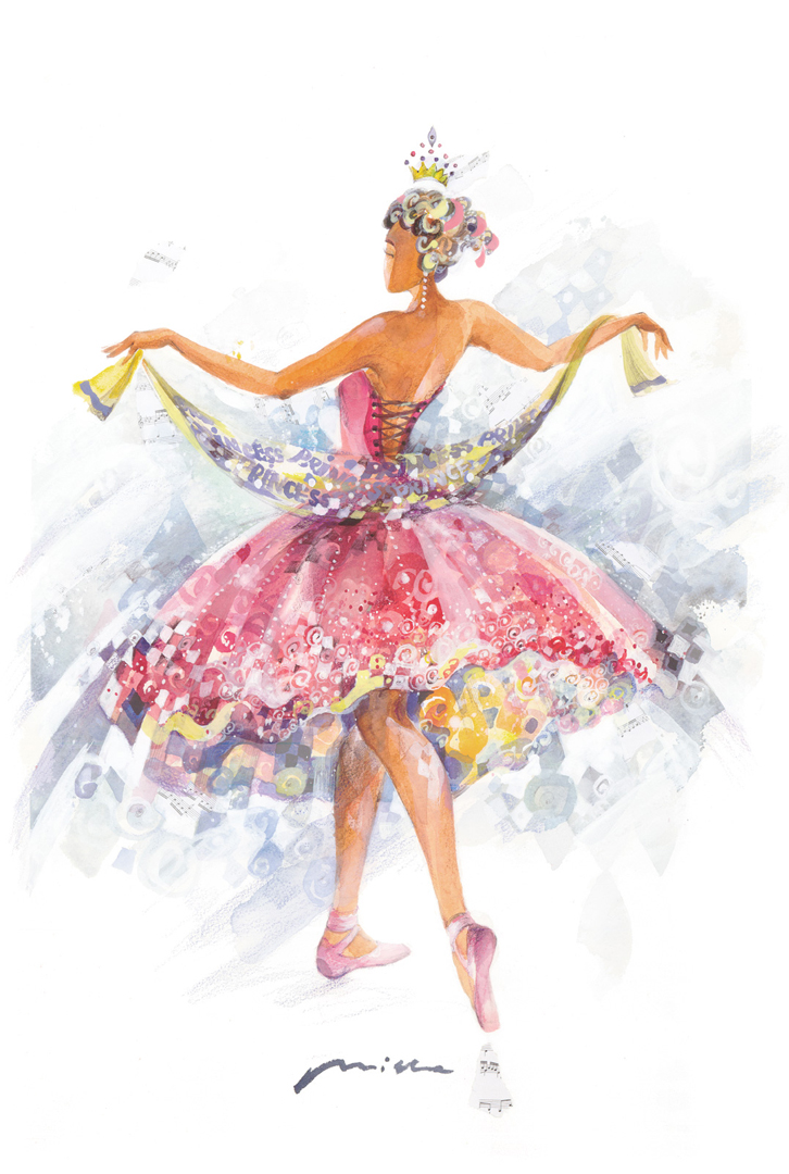 Paintings and Illustrations of Ballet Dancers (4)