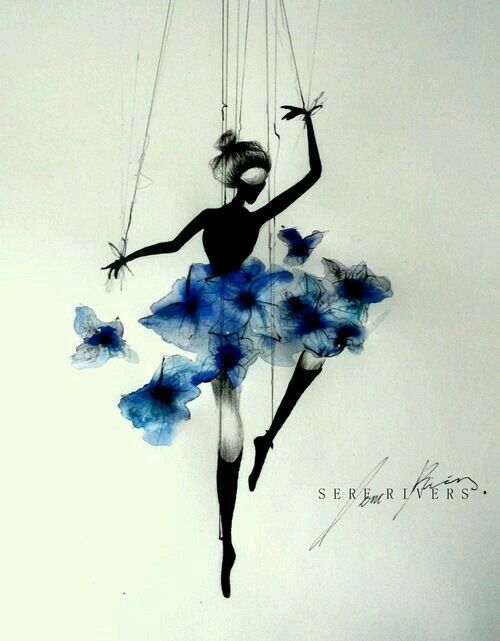 Paintings and Illustrations of Ballet Dancers (5)
