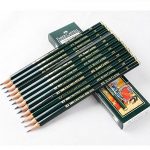 Faber-Castell Pencils, Castell 9000 graphite pencils, HB Pencil, 12 pack (HB)