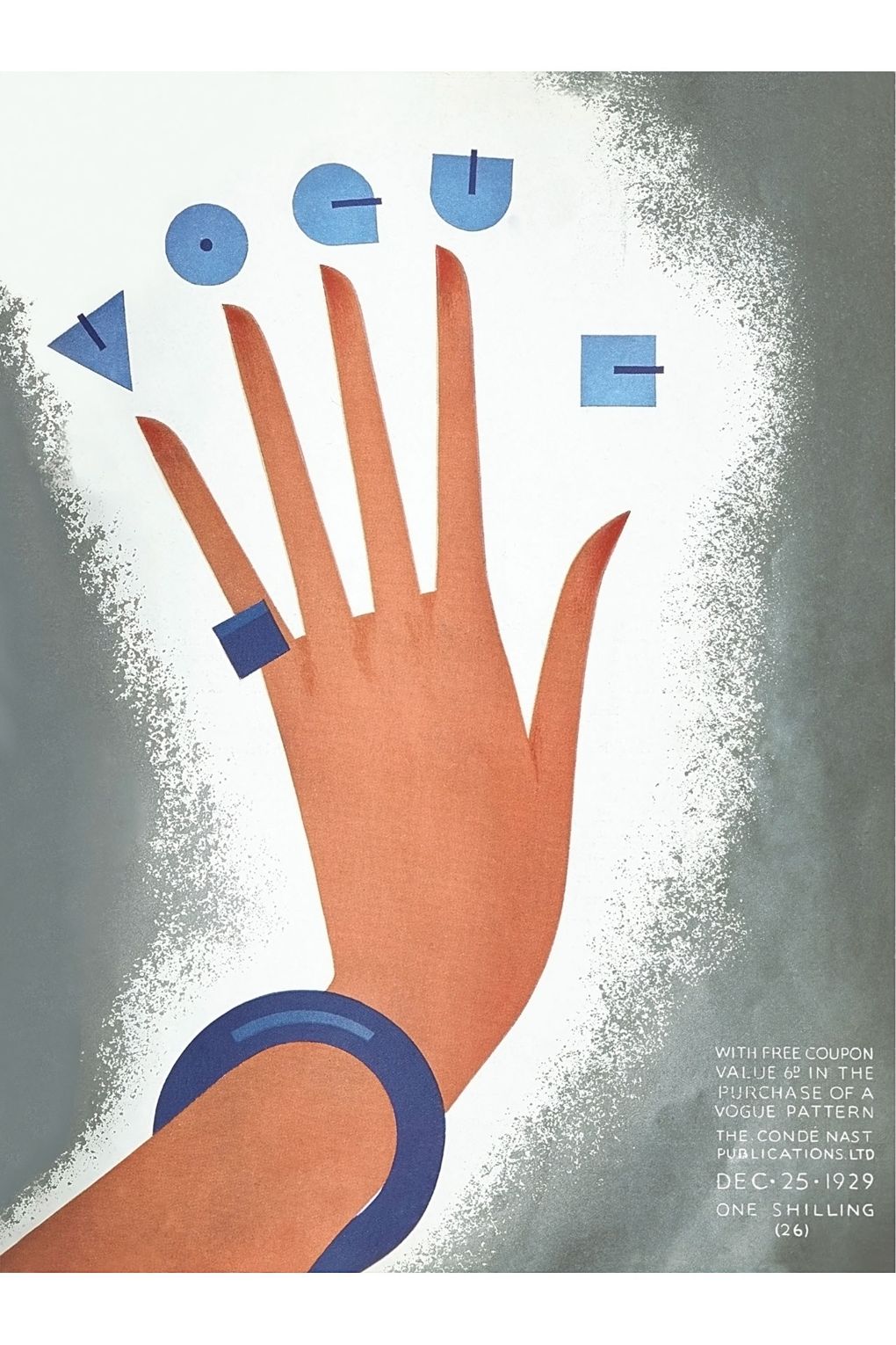 vogue poster, Vogue Cover, December 25 th, 1929