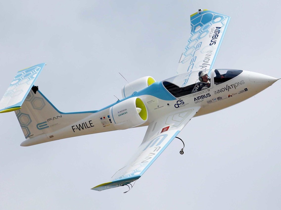 World's first battery-powered plane flies in Japan.