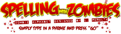 Spelling with zombies
