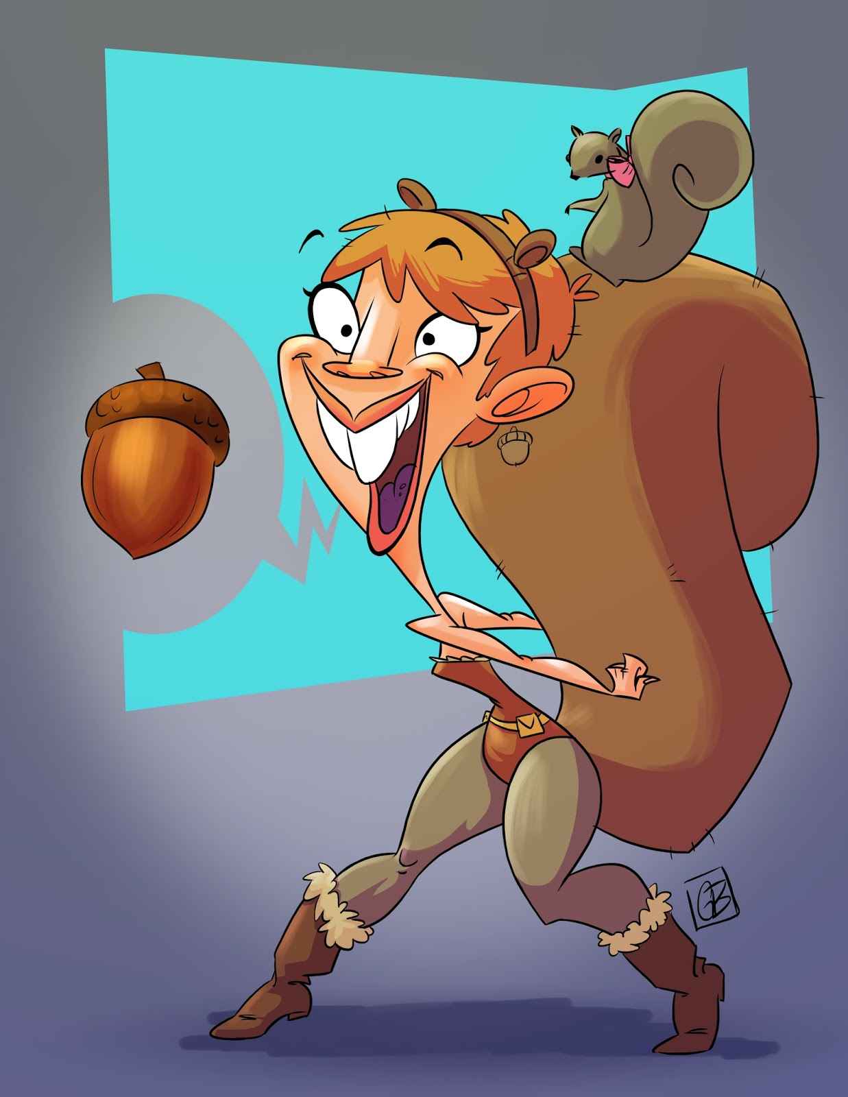squirellgirl_Cartoon illustrations