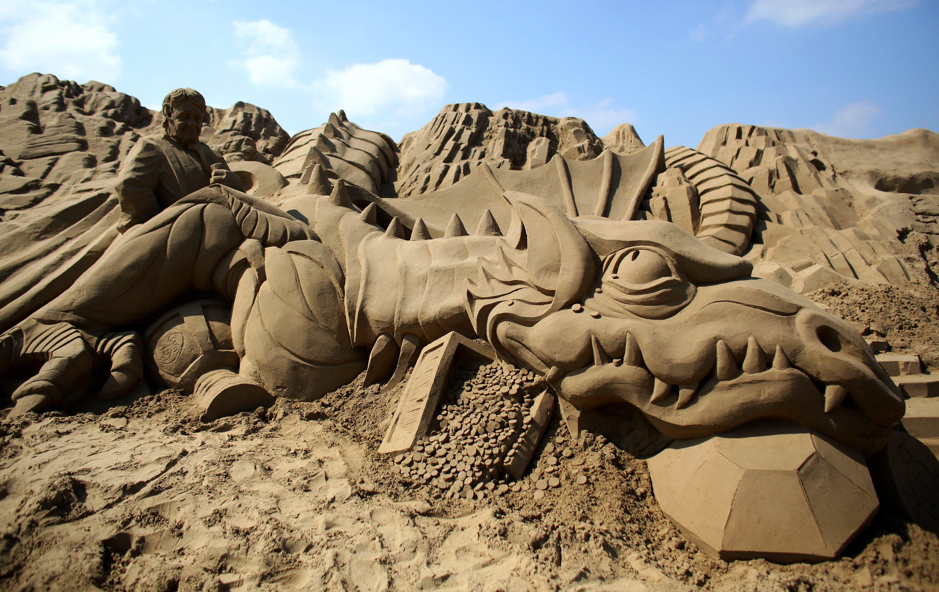 sand sculptures
