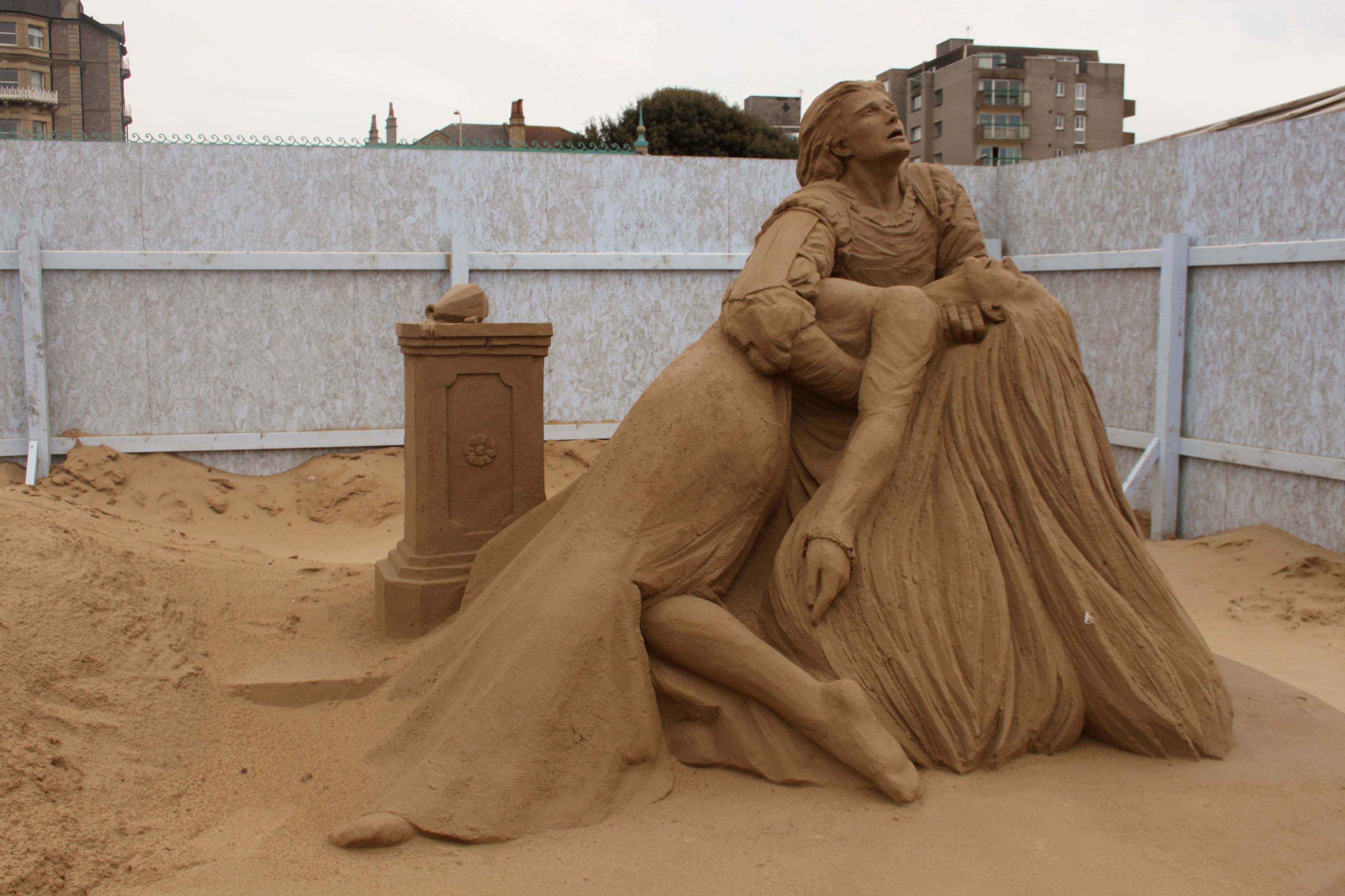 modern art sand sculpture