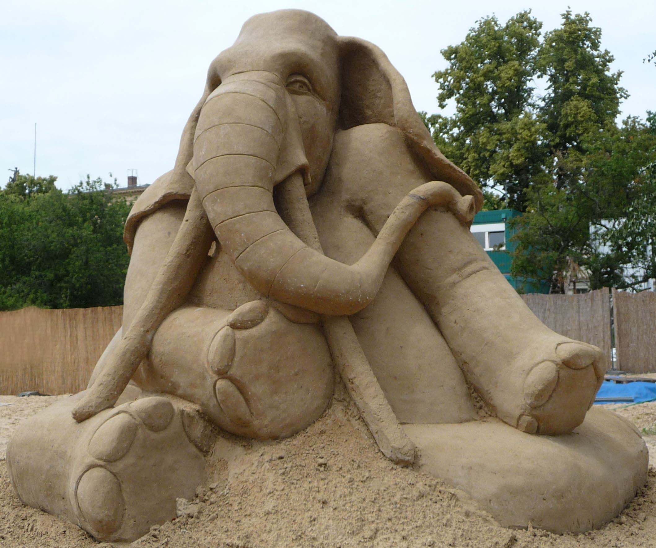 sand sculpting