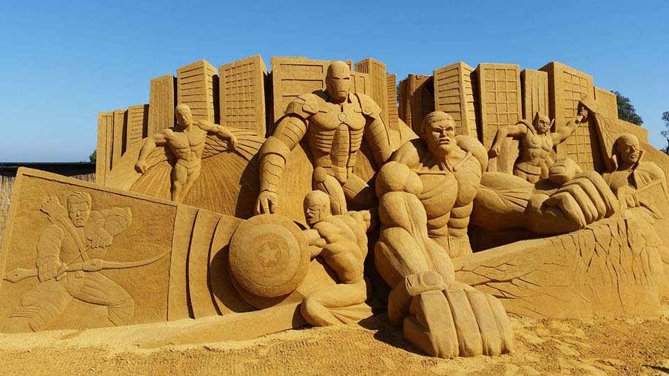 beach sand marvel