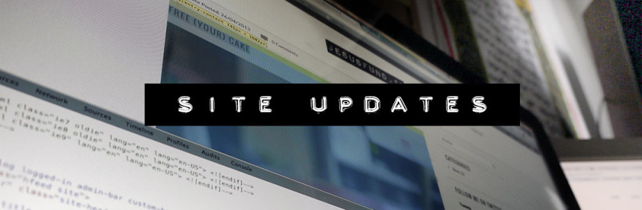 Site Updates, guest posts