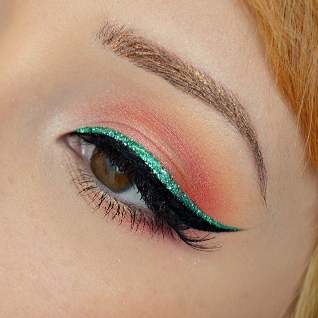 saint patricks day eye makeup