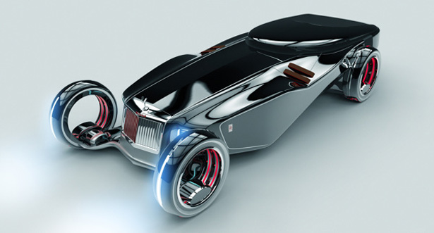 2030 Rolls Royce Eidolon Concept Car Omni Wheel Technology