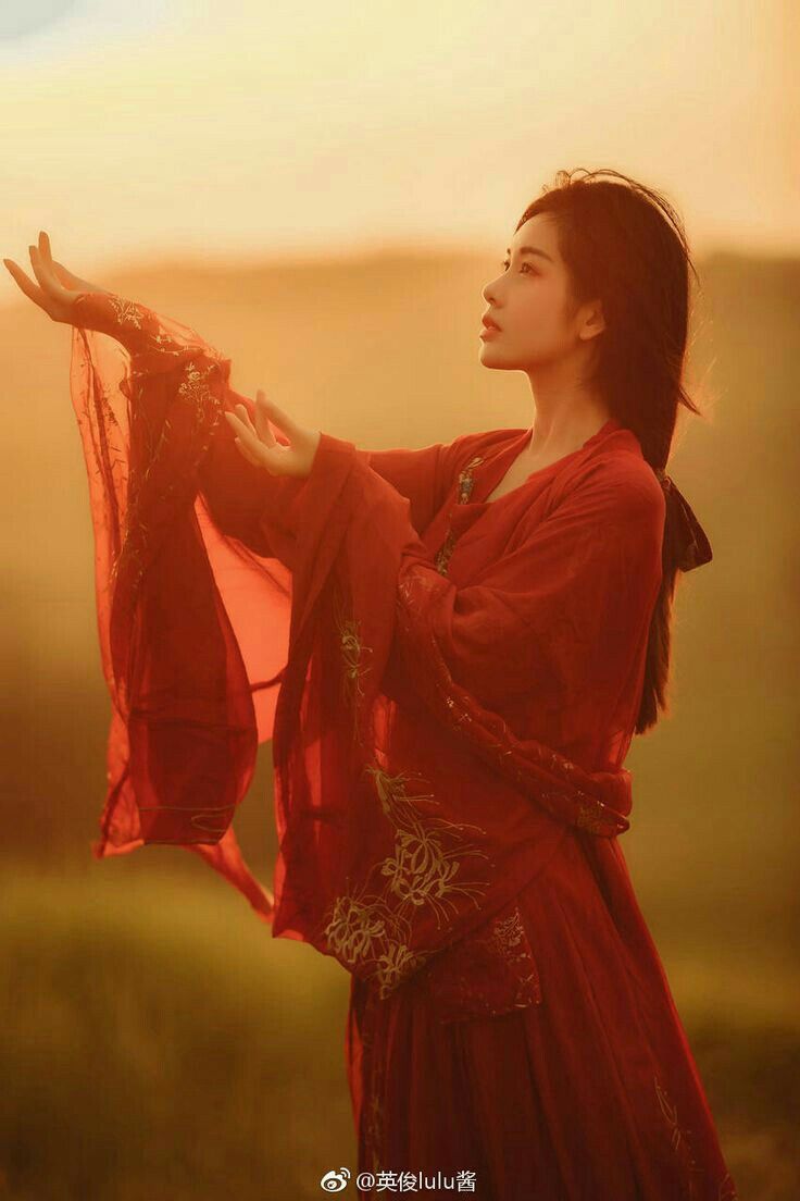 Asian Inspired Mandarin Red Dresses