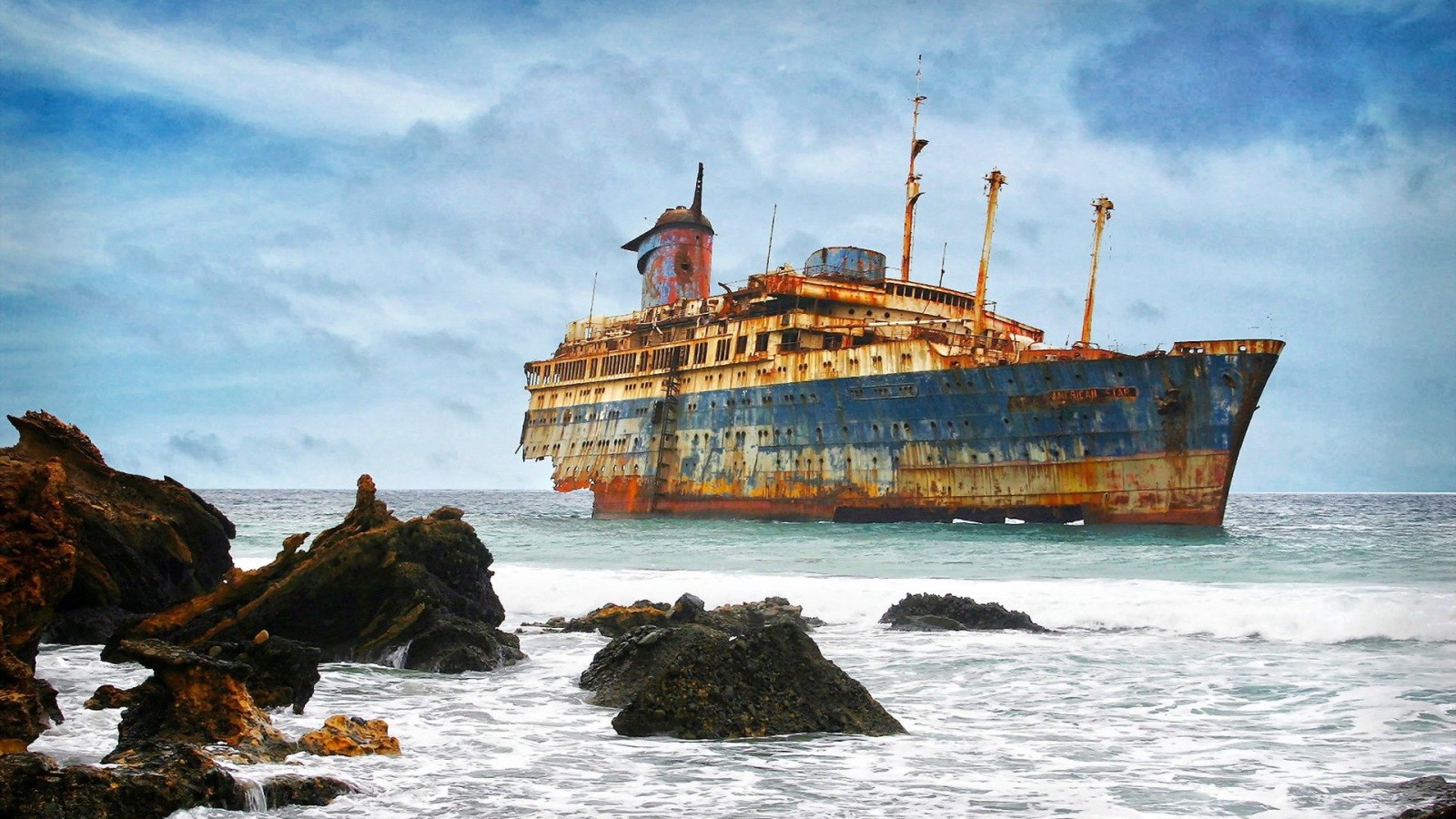 abandoned cruise ship google maps