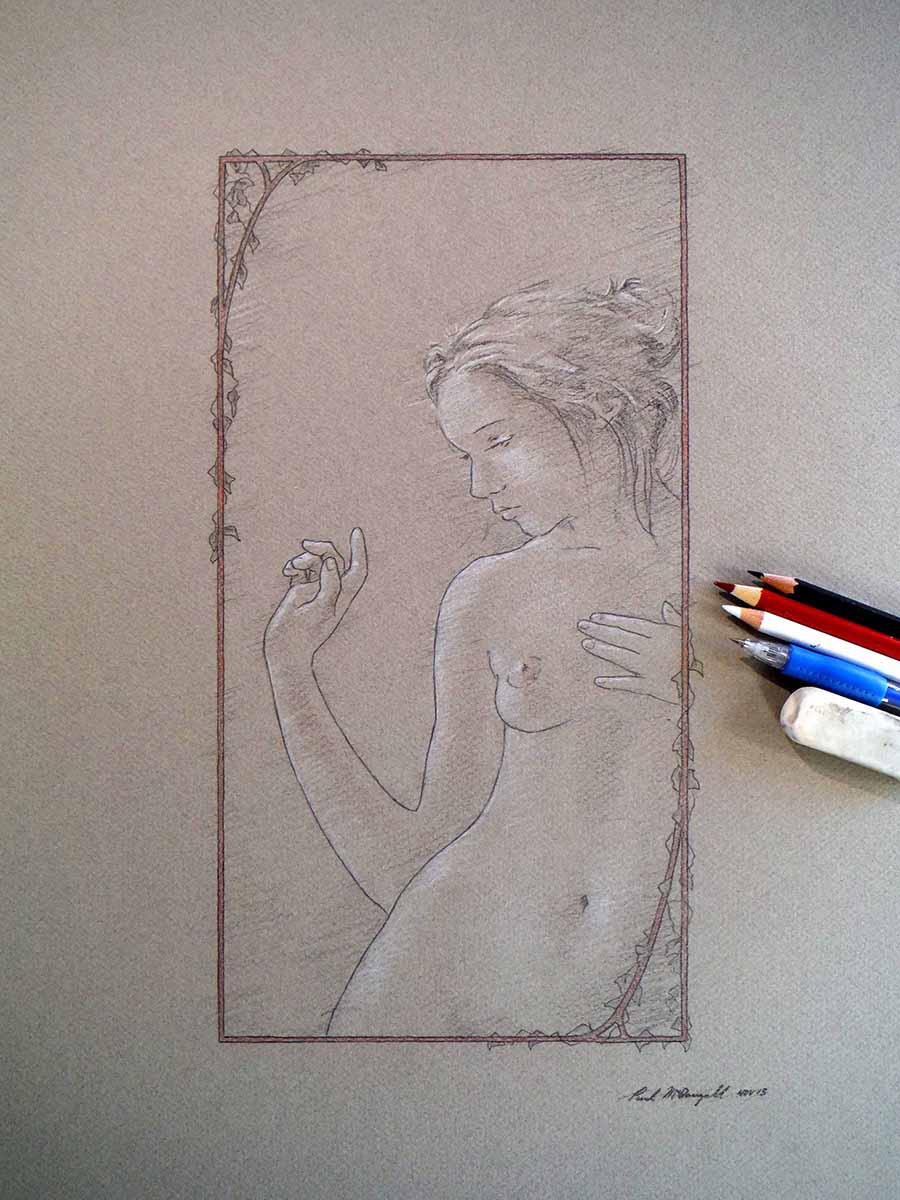 art nouveau drawings