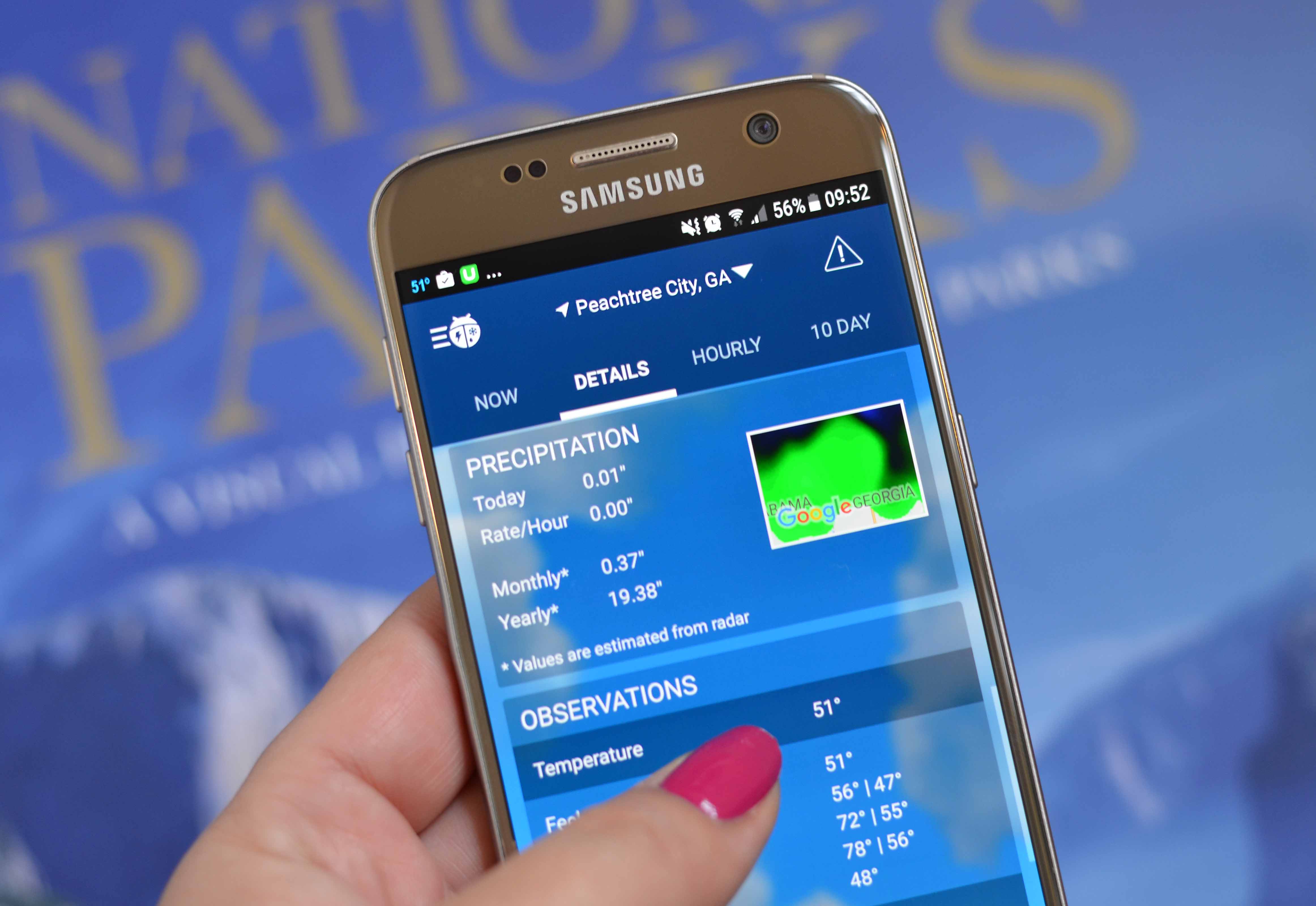 Weather app by WeatherBug