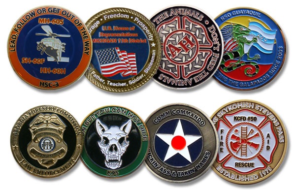 Design your Custom Challenge Coins to Impress your Customers or Friends!