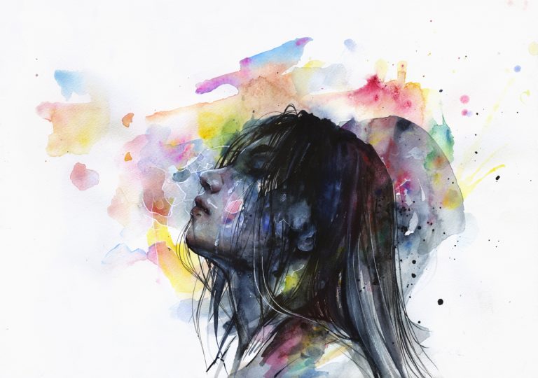 Emotional Watercolor Painting Ideas by Silvia Pelissero