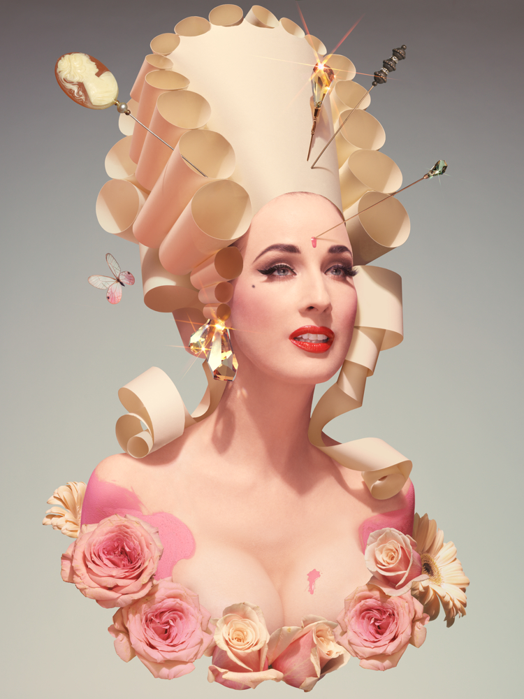 contemporary art prints Dita Von Teese