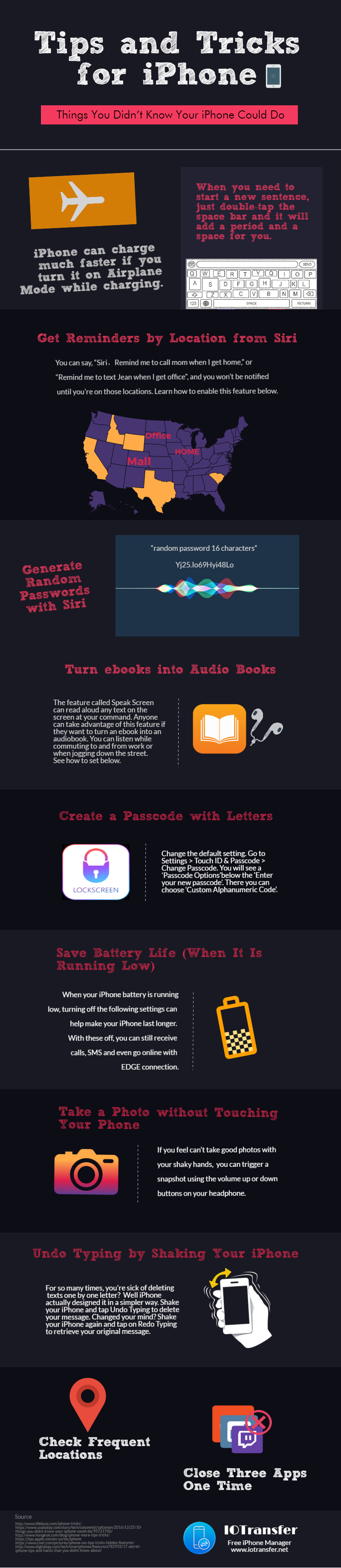 [Infographic] iPhone Tips and Tricks - Things You Don't Know about iPhone