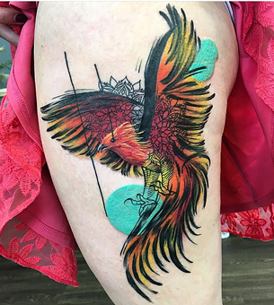 Phoenix Bird Tattoo