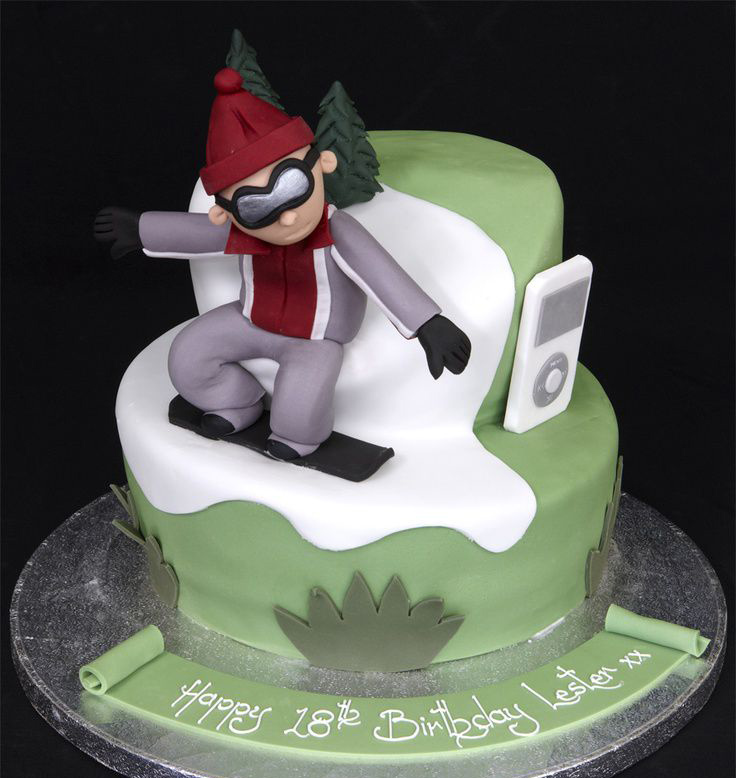 snowboarding cake ideas_2