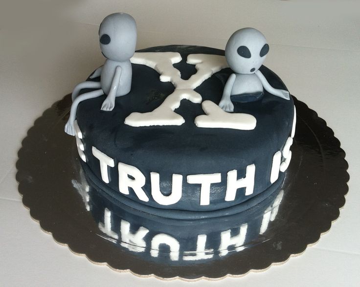 x files cake ideas