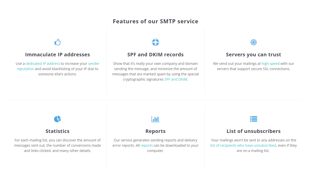 SMTP servers
