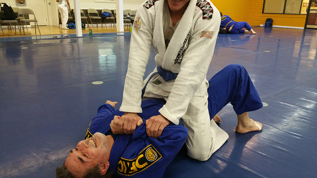 The Americana, or figure four lock, is an armlock