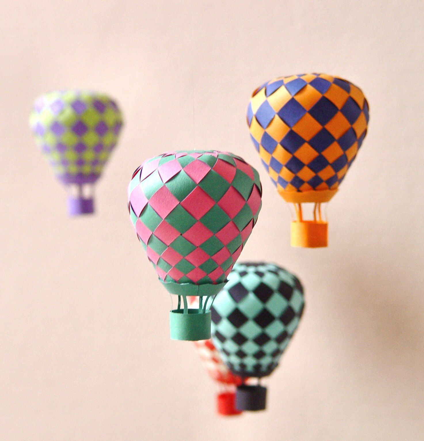 balloon paper art project