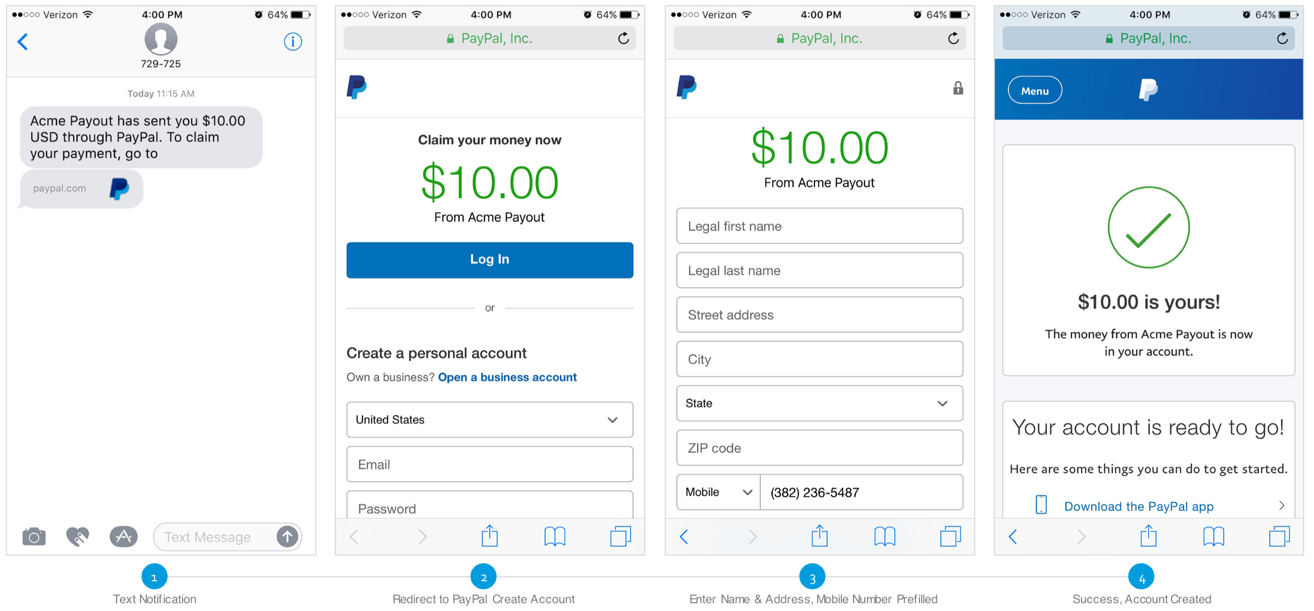 distinctive feature of the PayPal