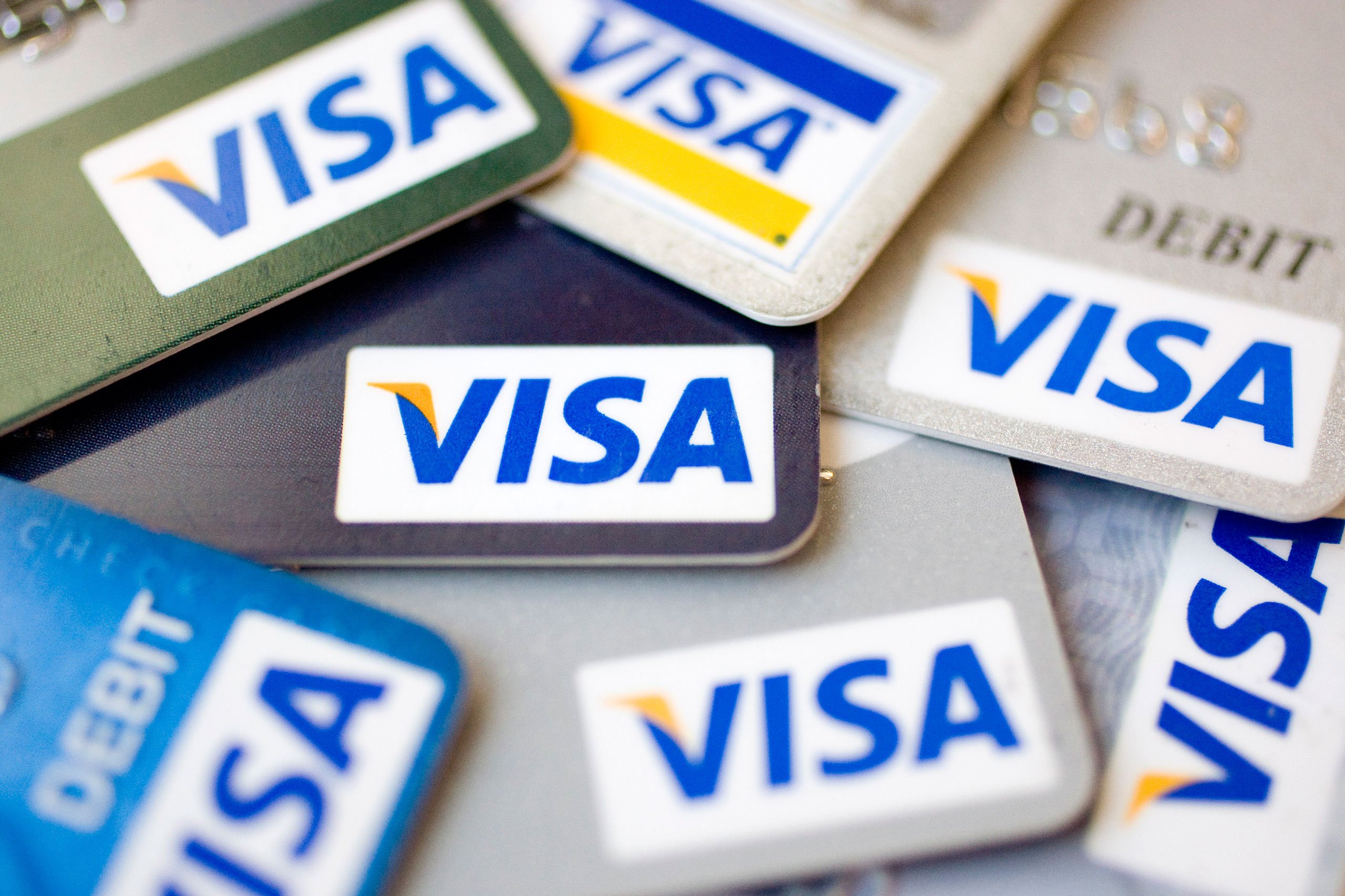 players use Visa cards