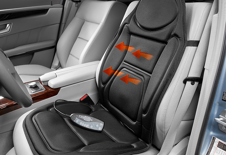 car cushion with a built-in massager to your ride.
