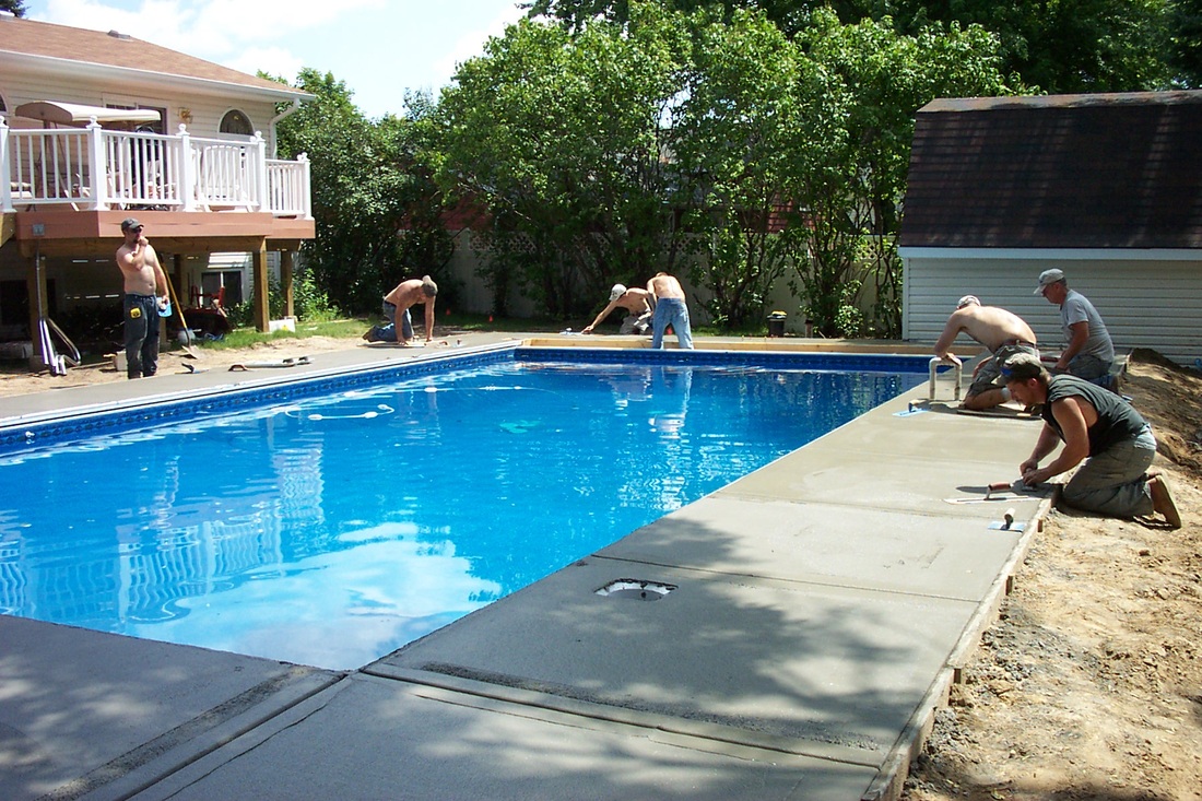 Installing a pool
