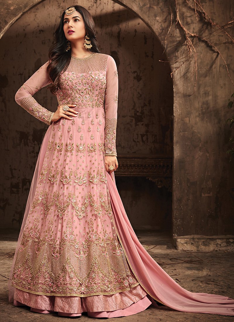 Jacket Style latest Anarkali suits