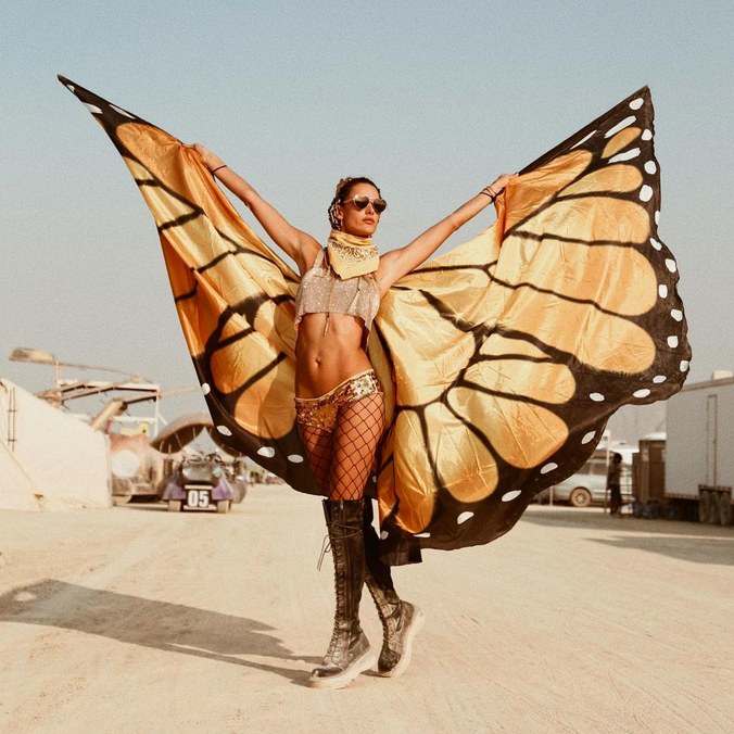 Alessandra Ambrosio at Burning Man Festival 2018