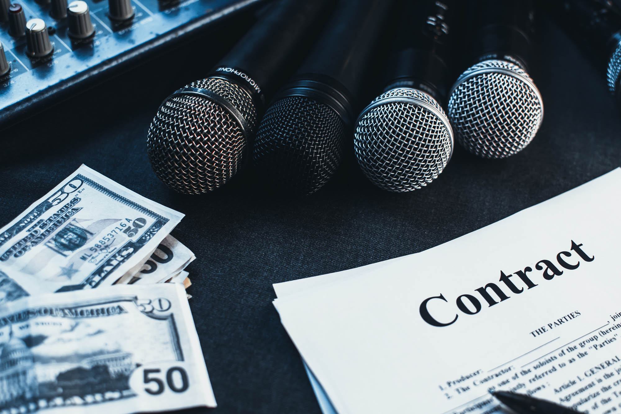 Entertainment industry legal jargon