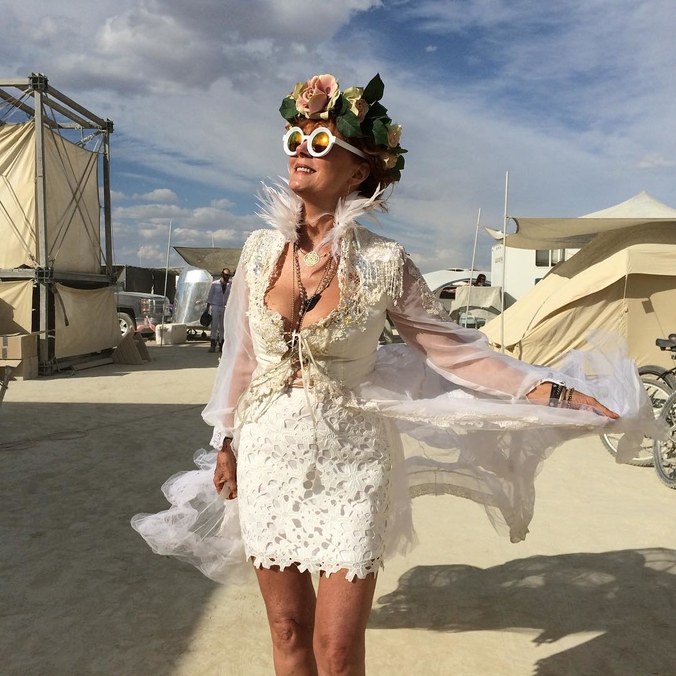 Susan Sarandon at Burning Man Festival 2018