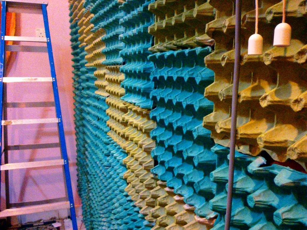 Absorb Sound With Egg Cartons