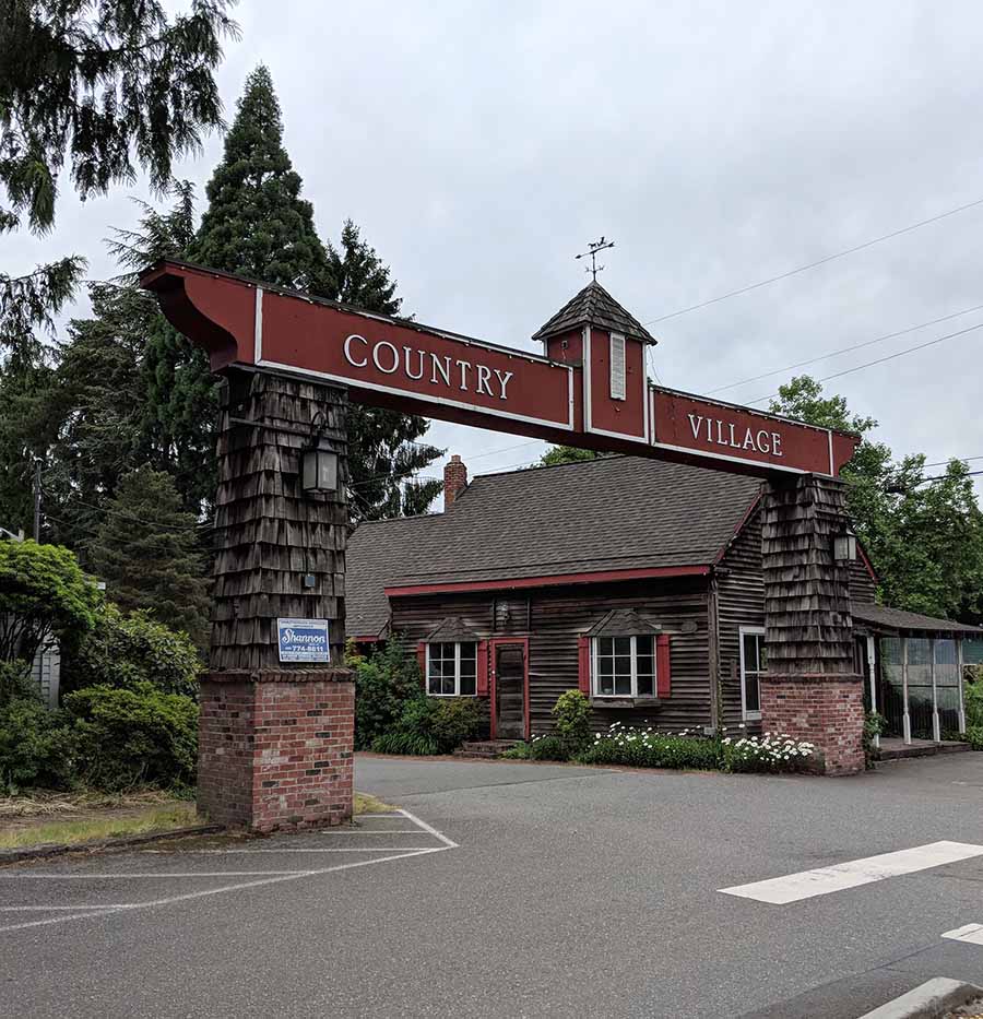 country village shops, bothell