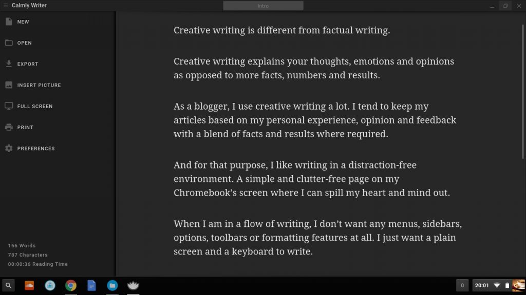 calmly writer. calmly writer.