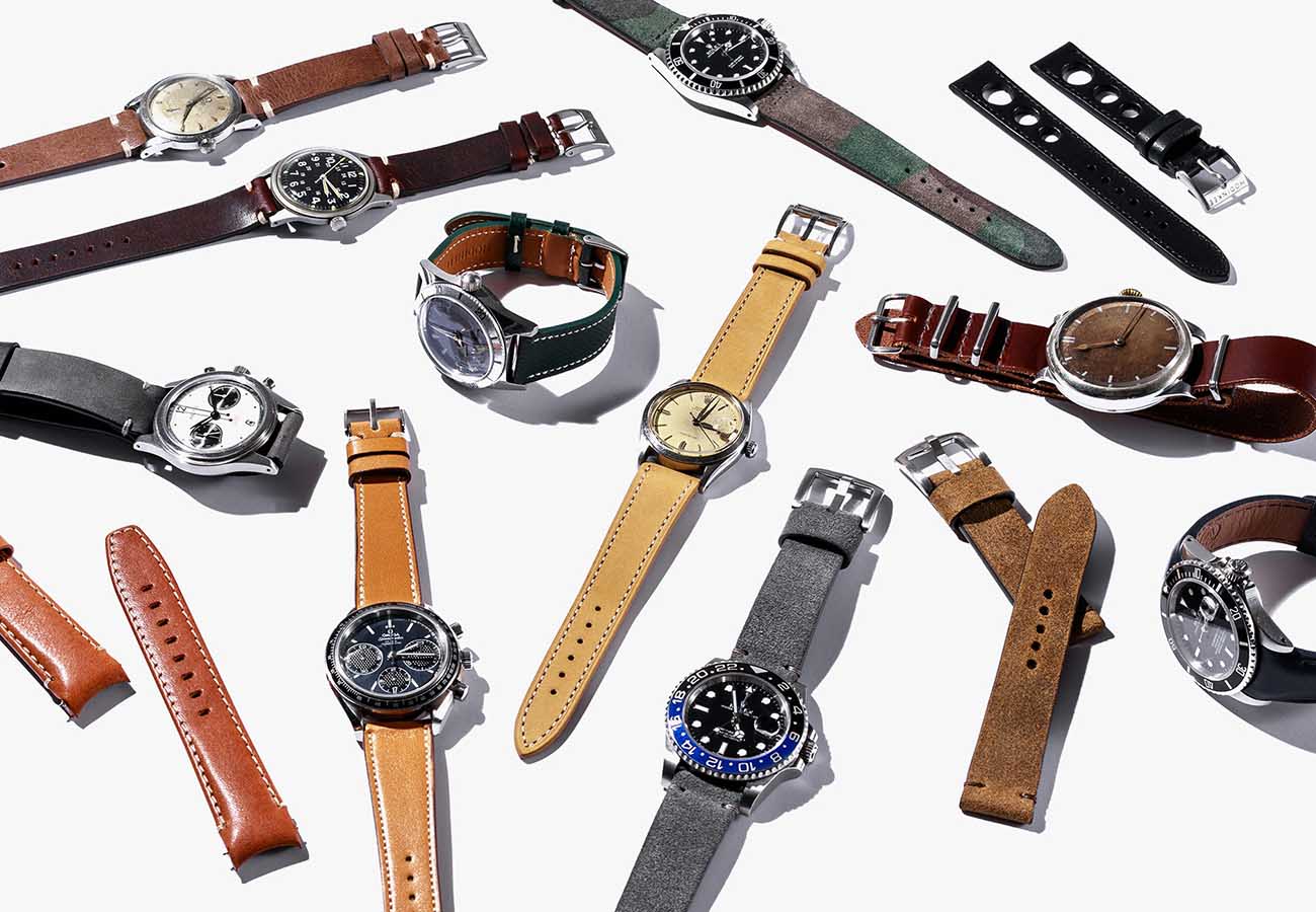Multitude of Watch Strap Types 