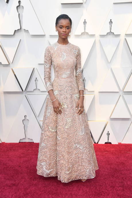 Letitia Wright Red Carpet Oscars 2019