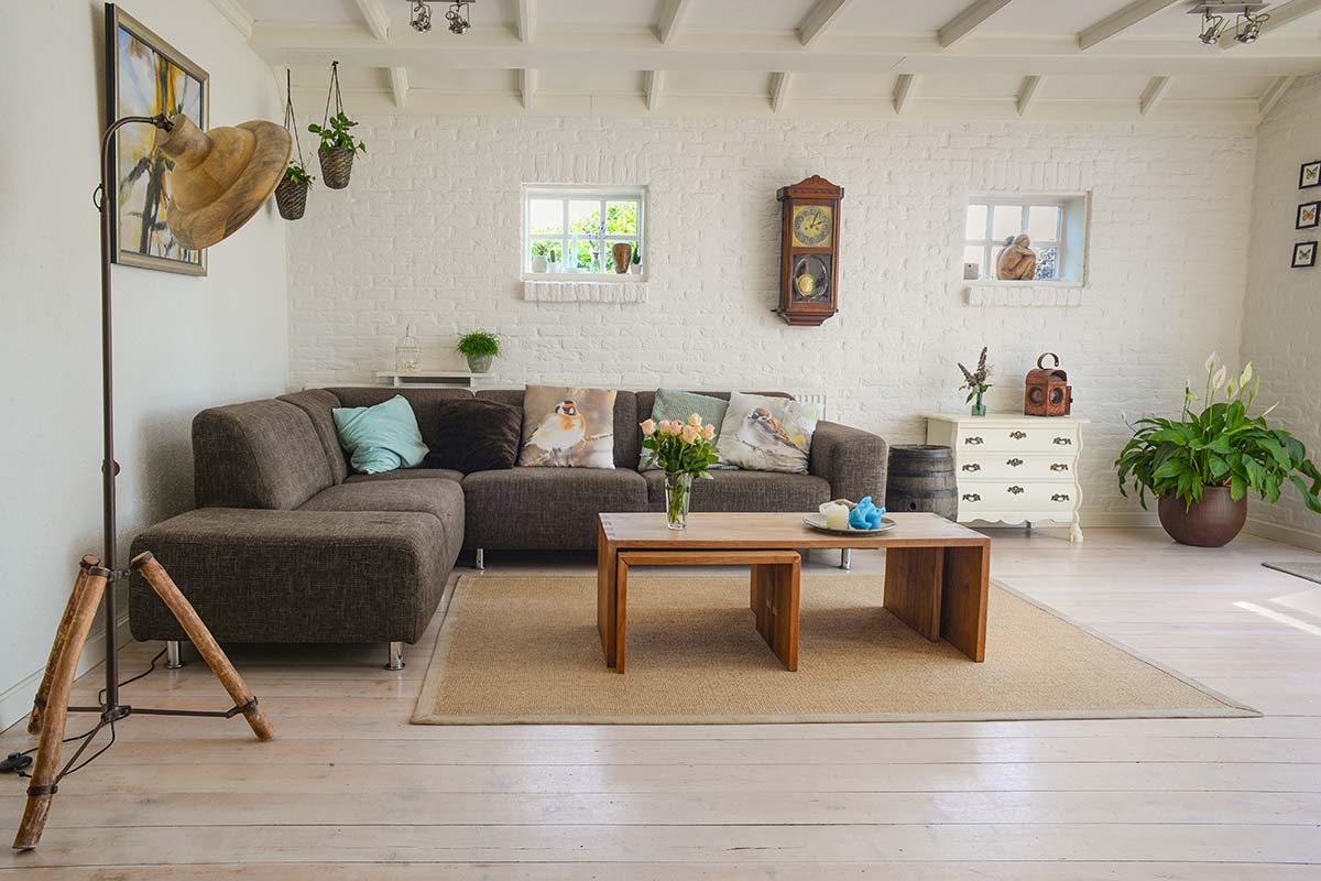 Living Room With Pillows