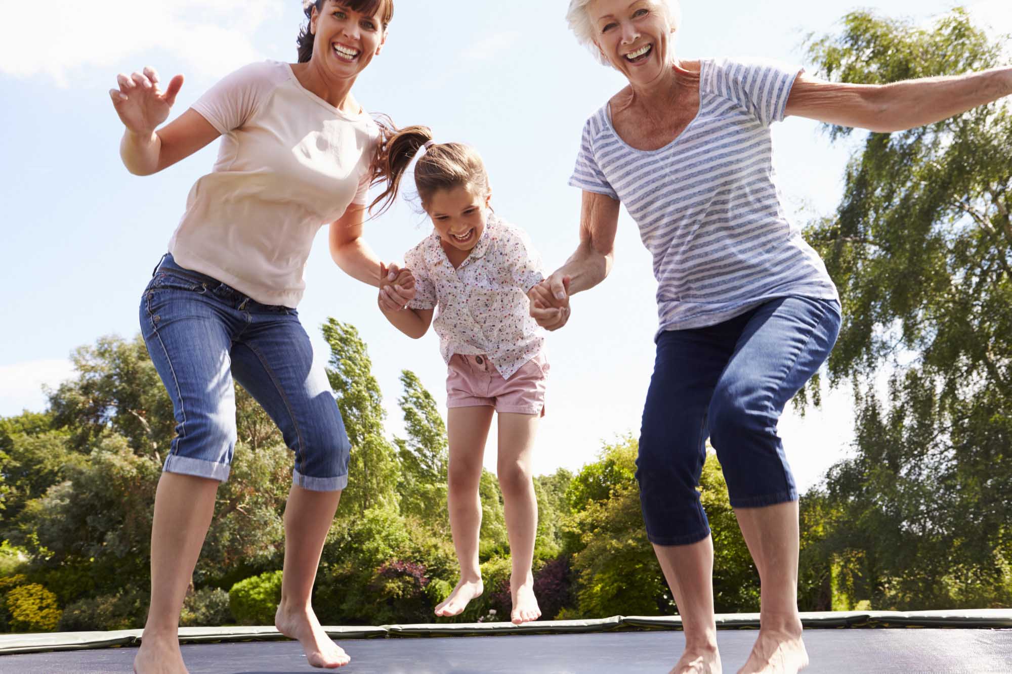 benefits of jumping on a trampoline